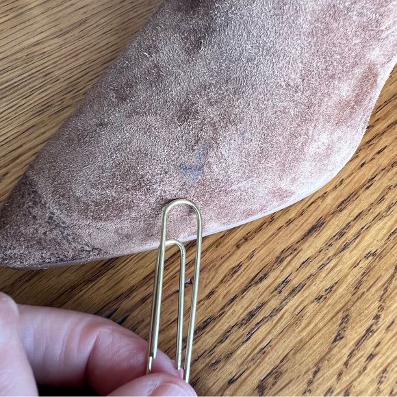 ⭐️ Steven by Steve Madden Leiland Chestnut Suede Pointy Toe Ankle Booties Sz 5.5 - Picture 5 of 9